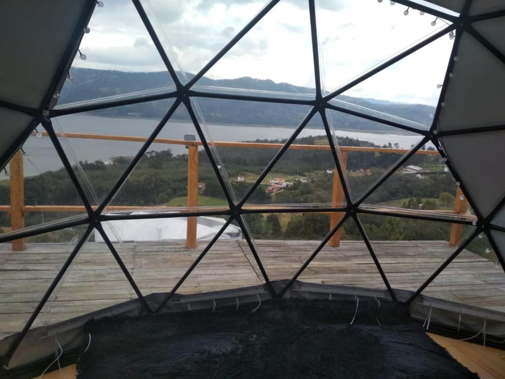 Villa Glamping Wayra à Guatavita Extérieur photo