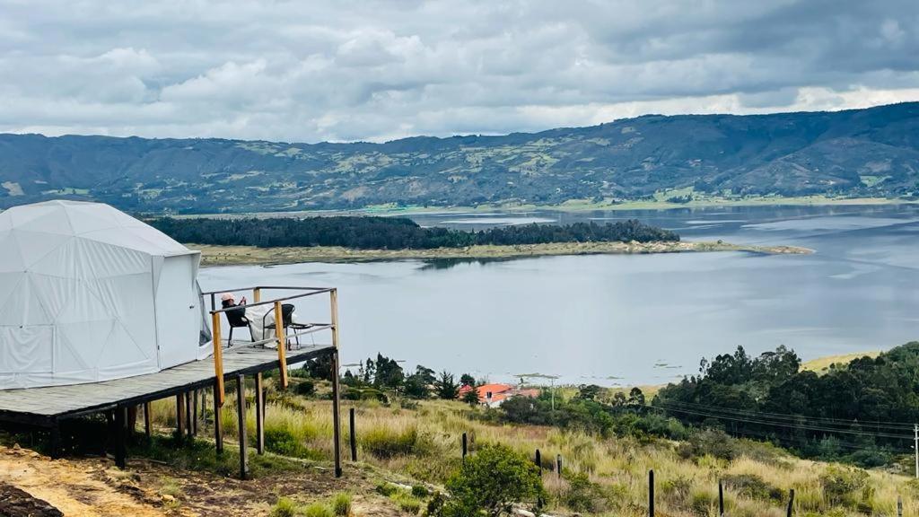 Villa Glamping Wayra à Guatavita Extérieur photo